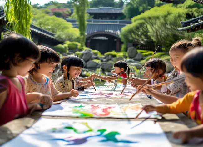 儿童水墨画启蒙故事 幼儿园水墨画课程故事