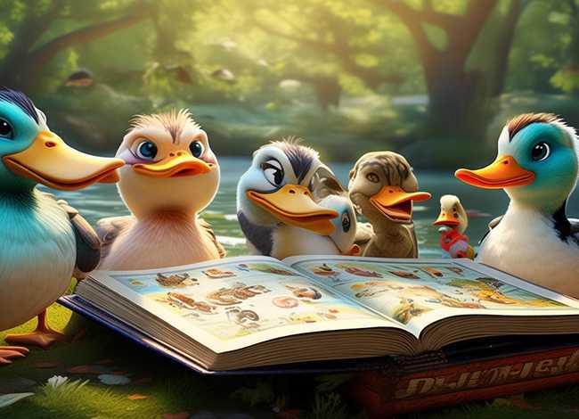鸭子故事大全；鸭子故事大全图片