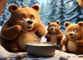 3只熊故事；3只熊故事简短概括英文版