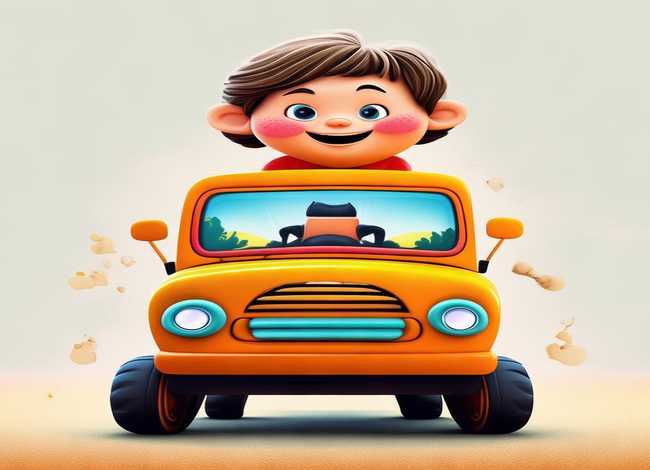 卡车儿童简单画图片；卡车儿童简单画图片可爱