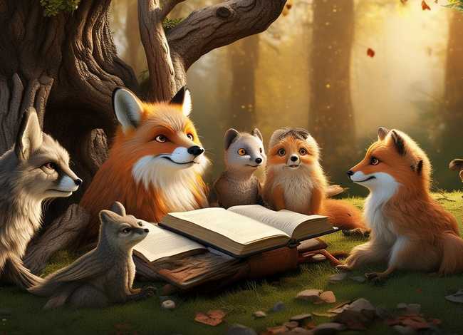 寓言故事画大全 - 寓言故事画画大全