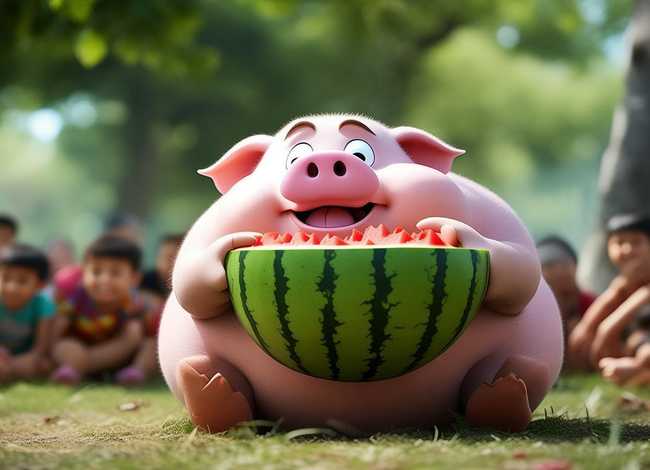 幼儿故事猪八戒 - 幼儿故事猪八戒吃西瓜 幼儿故事猪八戒 - 幼儿故事猪八戒吃西瓜