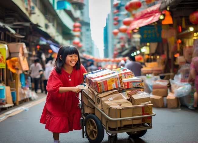 粤语绘本故事 粤语绘本故事小红去送货