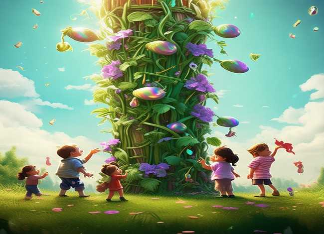 儿童故事魔法豌豆 - 魔法豌豆的故事