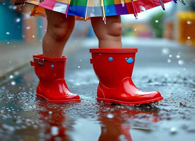 儿童故事雨靴，儿童雨靴子