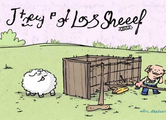 亡羊补牢寓言故事简笔画、亡羊补牢故事绘本简笔画图片大全