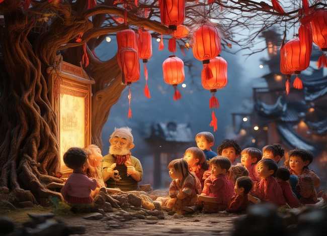 春联的故事儿童版、关于春联儿的故事