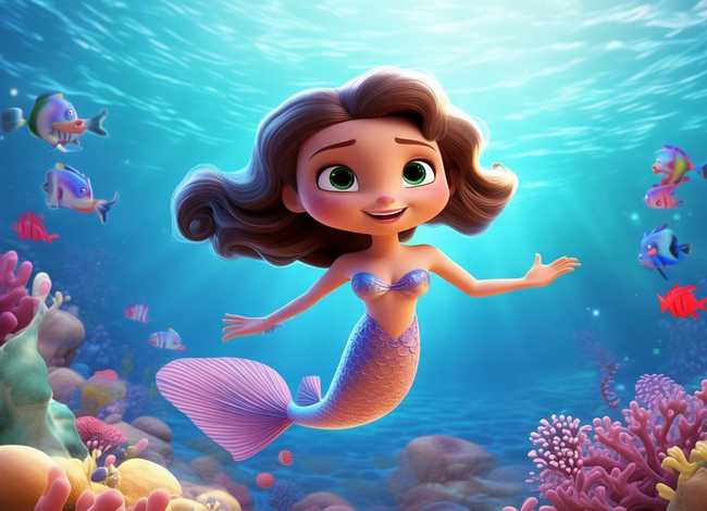 儿童美人鱼故事动画片；我想看儿童美人鱼动画片
