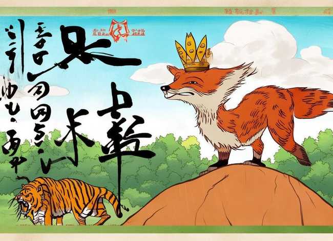 成语故事狐假虎威手抄报有字有画、狐假虎威手抄报 成语故事 成语故事狐假虎威手抄报有字有画、狐假虎威手抄报 成语故事