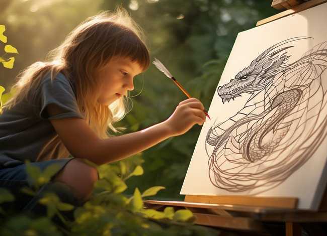 画龙点睛成语故事绘画教程 画龙点睛成语故事绘画教程简单