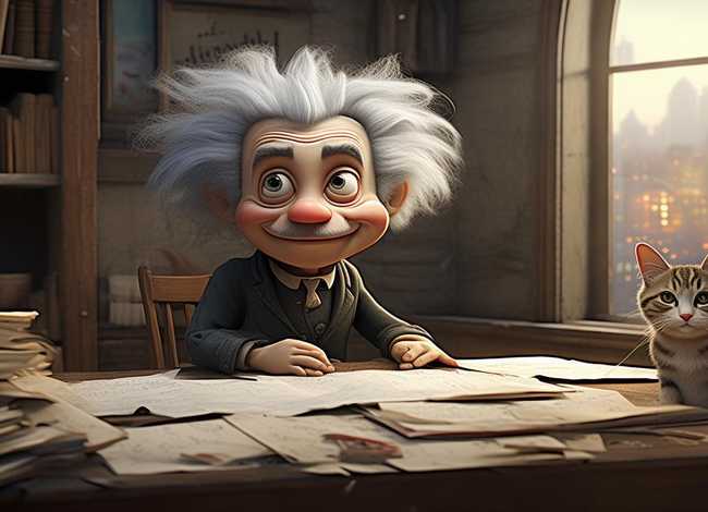 爱因斯坦的小故事；爱因斯坦的小故事英文版