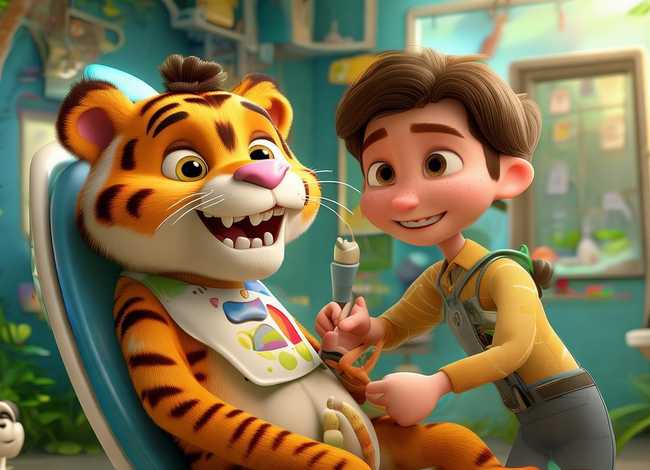 儿童故事在线听大全老虎拔牙、老虎拔牙故事在线听mp3