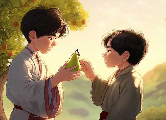 孔融让梨是什么故事、孔融让梨是什么故事类型