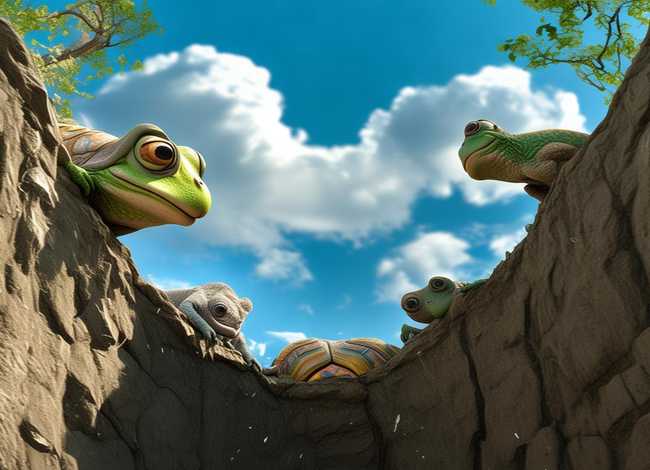 坐井观天故事表演 坐井观天故事表演视频