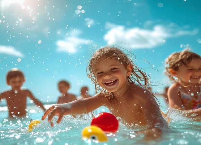 儿童夏天玩水的图片怎么画;儿童夏天玩水的图片怎么画好看 儿童夏天玩水的图片怎么画;儿童夏天玩水的图片怎么画好看