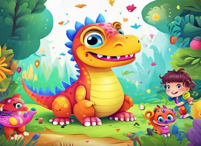 恐龙儿童故事3-6岁 0-3岁恐龙故事
