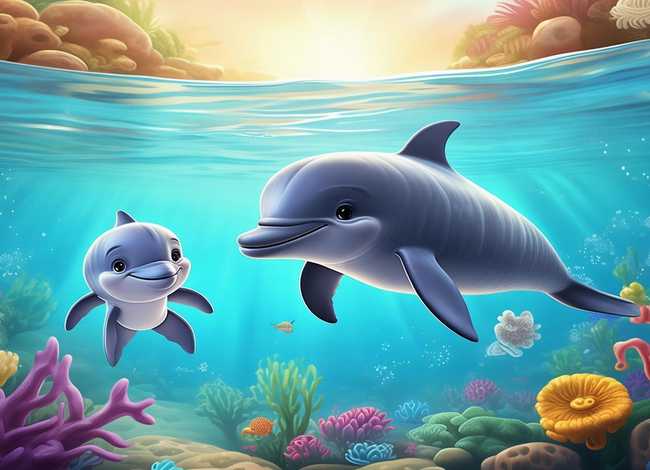 海豚0-4岁故事书；海豚绘本故事内容
