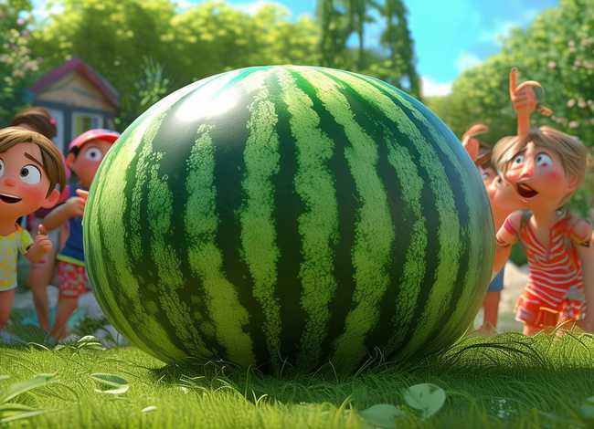 关于大西瓜的儿童故事；关于西瓜的幼儿小故事