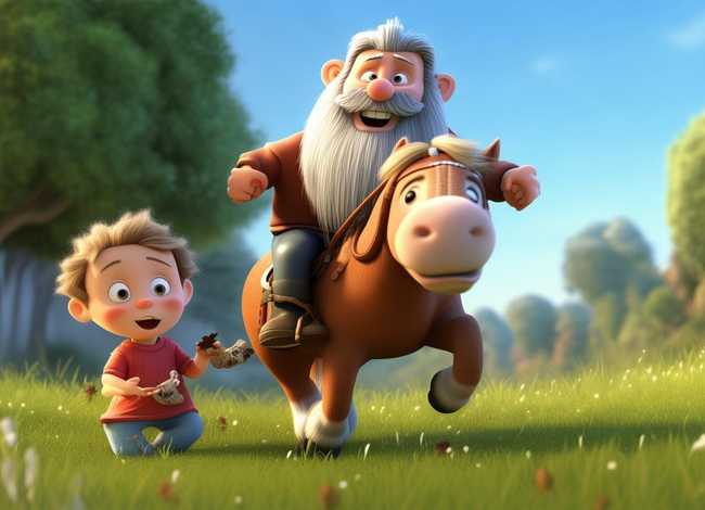 塞翁失马的故事儿童版无字幕，播放塞翁失马的故事