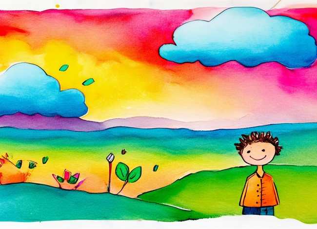 水粉儿童画范画，水粉儿童画范画简单