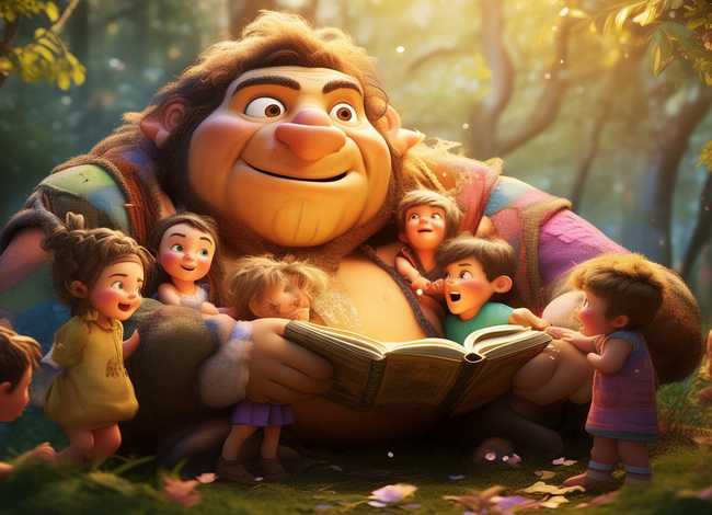 巨人儿童的故事视频 - 幼儿故事巨人视频