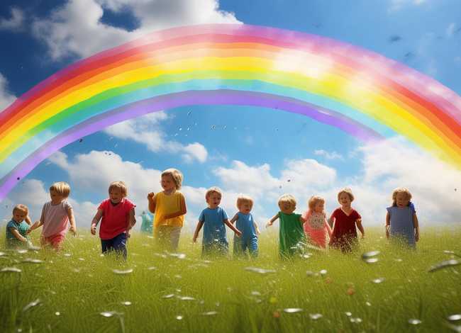 幼儿彩虹的故事、幼儿故事彩虹的颜色