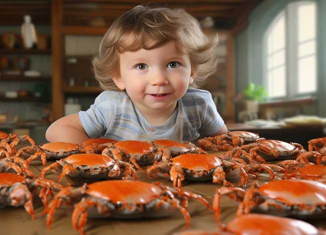 螃蟹儿童吃了有什么好处 螃蟹儿童吃了有什么好处和坏处