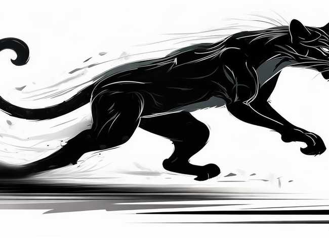 豹简笔画（雷速音豹简笔画）