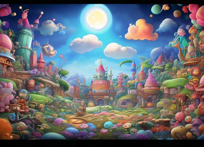 儿童经典故事画4k、创意儿童故事画4k