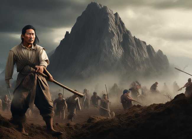 故事情节图怎么画，故事情节图怎么画愚公移山