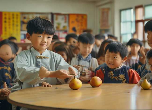 孔子让梨故事儿童版、历史故事孔子让梨