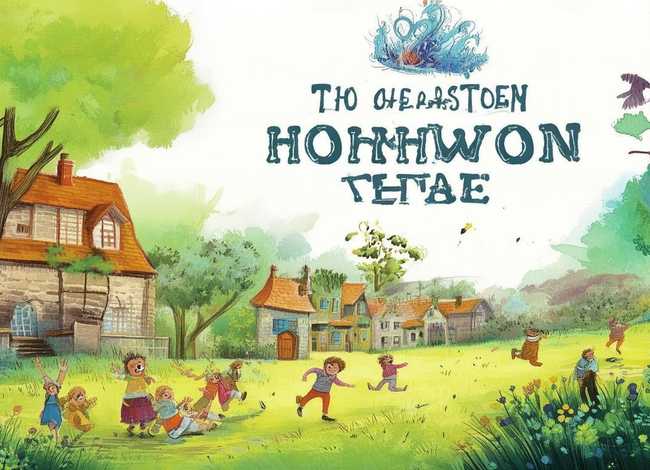 家乡的故事儿童绘画图 家乡的故事图画本