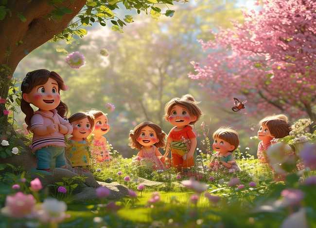 儿童关于春天的故事（关于春天的幼儿简短故事）