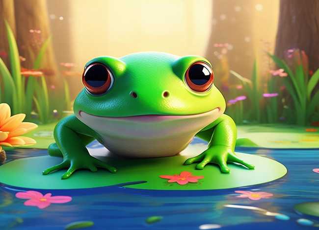 儿童故事3-6岁完整版小青蛙，聪明的小青蛙儿童故事3-6岁完整版