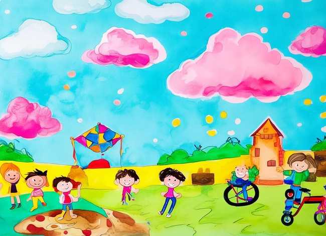 儿童水粉画（儿童水粉画简单漂亮）