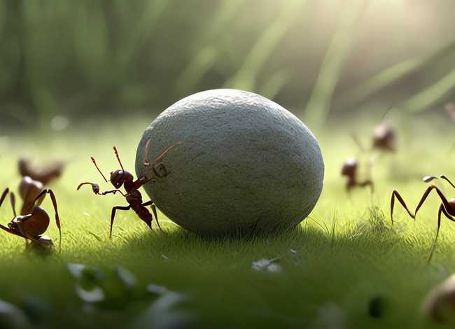 儿童故事小蚂蚁搬石头，小蚂蚁搬石头的故事