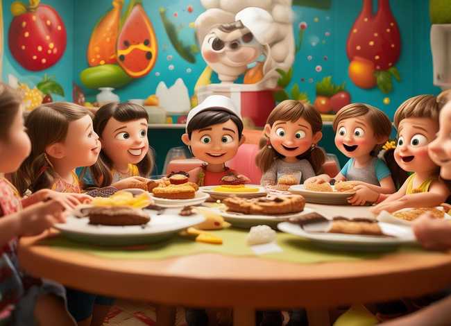 讲儿童故事吃美食；幼儿园讲美食故事