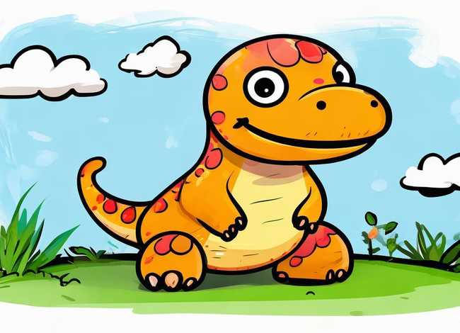 简单的儿童简笔画大全恐龙，简单的儿童简笔画大全恐龙怎么画