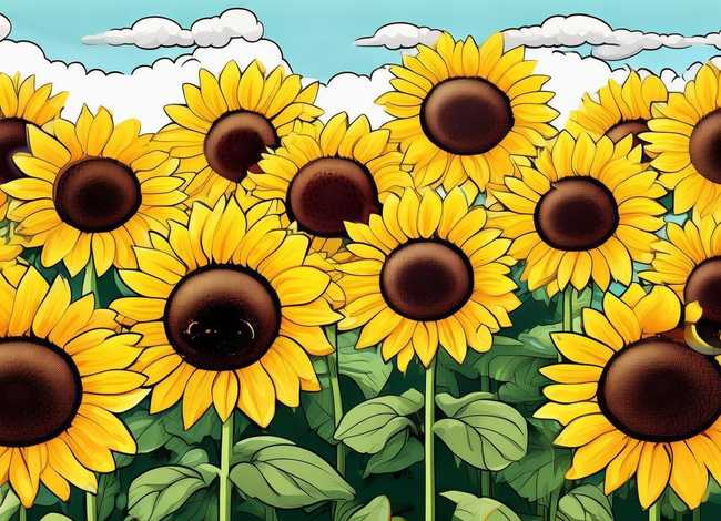 向日葵的儿童画 - 向日葵的儿童画图优秀作品