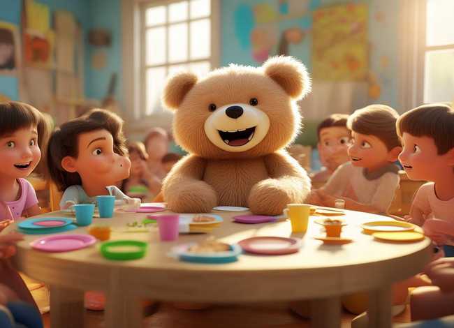 小熊请客幼儿故事原文，小熊请客故事视频 幼儿园