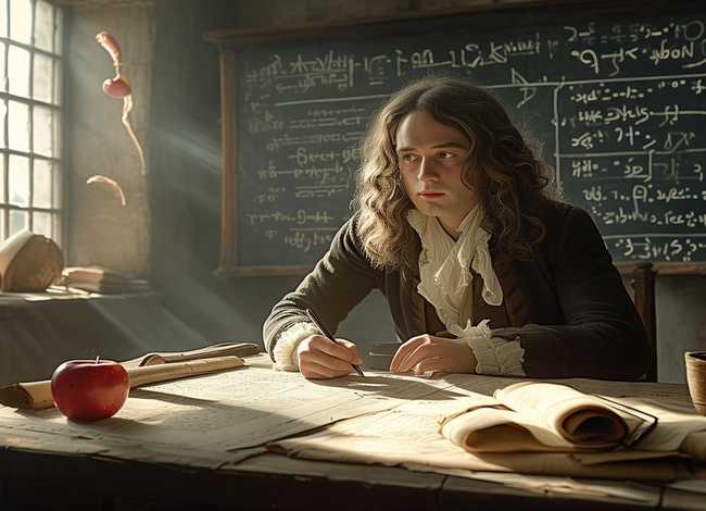 牛顿的故事数学（牛顿的数学故事100字左右）