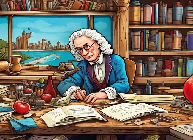 《牛顿的故事》 牛顿的故事手抄报