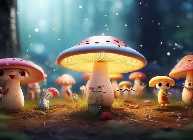 儿童故事蘑菇、蘑菇幼儿故事