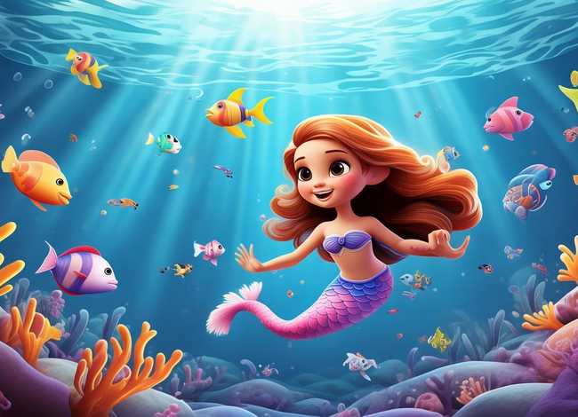 儿童动画美人鱼故事、美人鱼动画片儿童的