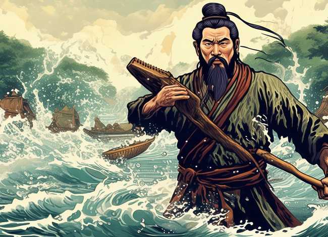 大禹治水儿童故事图文并茂、大禹治水故事插图 大禹治水儿童故事图文并茂、大禹治水故事插图