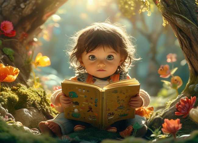 儿童故事配图绘画 - 儿童故事绘画作品图片