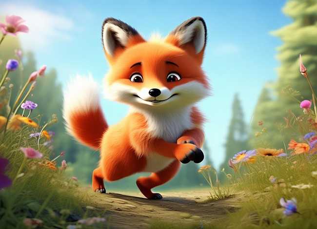 幼儿文字故事（幼儿文字故事小狐狸）