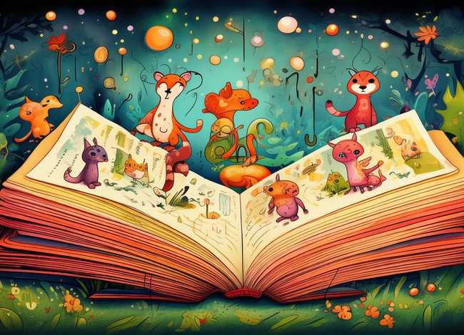 儿童故事自创手绘，儿童手绘原创故事书