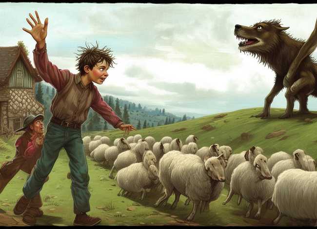 狼来了儿童故事完整版文字 - 少儿故事狼来了完整版