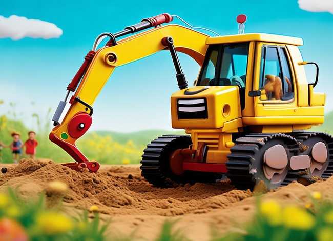 挖掘机的故事儿童绘本 关于挖掘机的绘本故事
